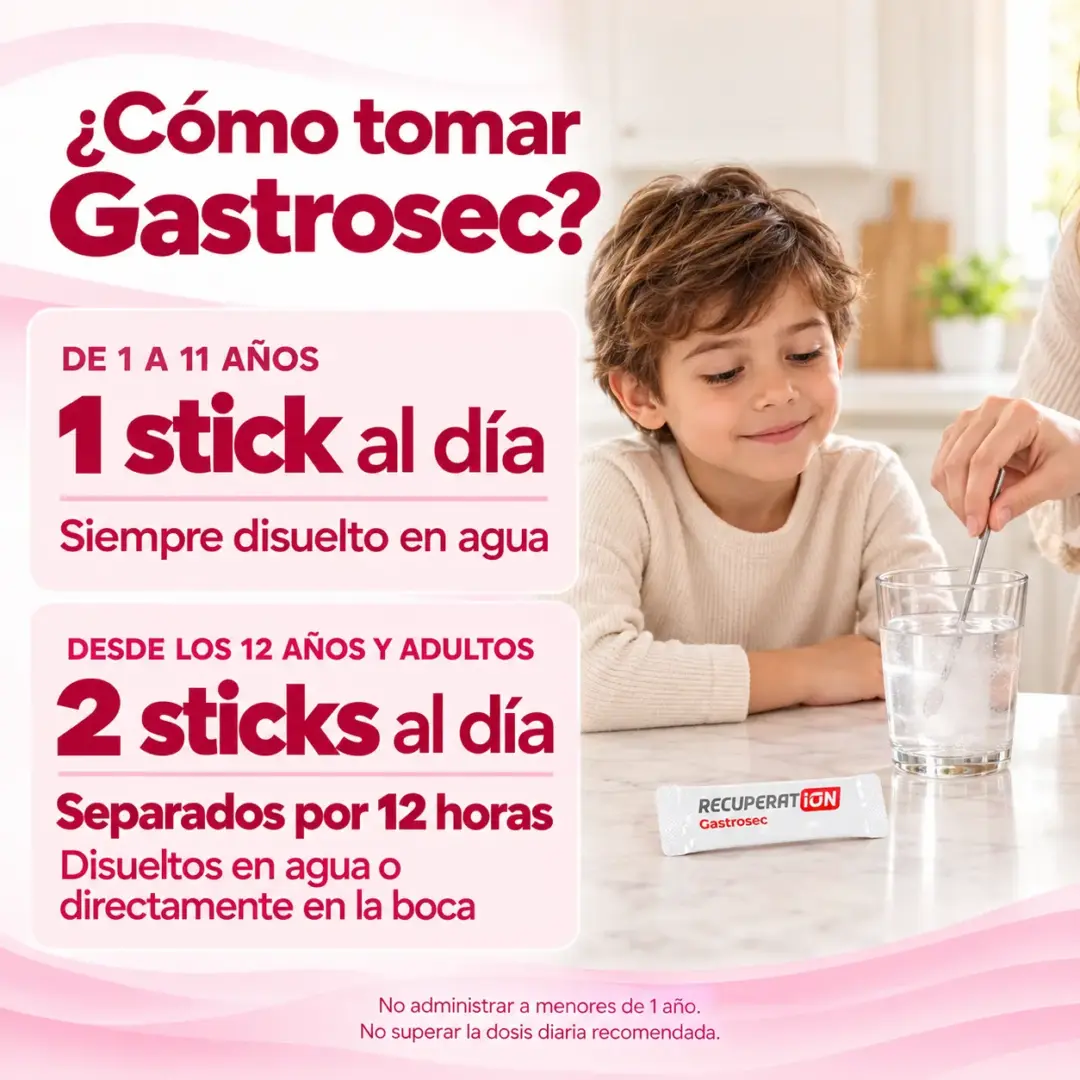 Cómo tomar Gastrosec por edades